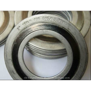 Materiales especiales Spiral Wound Gaskets Inconel 625